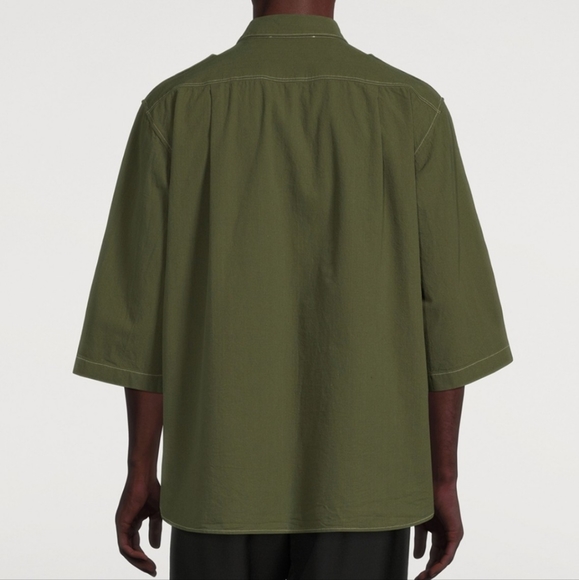 ACNE STUDIOS Cotton Three-Quarter Sleeve Shirt - Picture 3 of 8